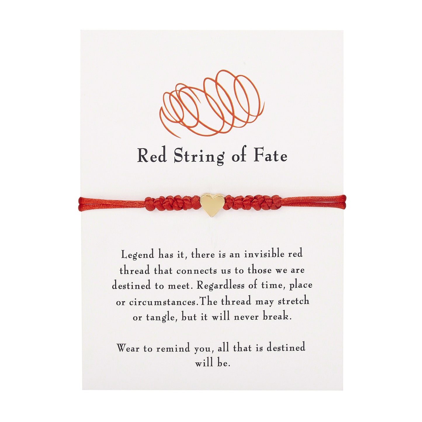 Red Rope Love 6 Knot Lucky Bracelet