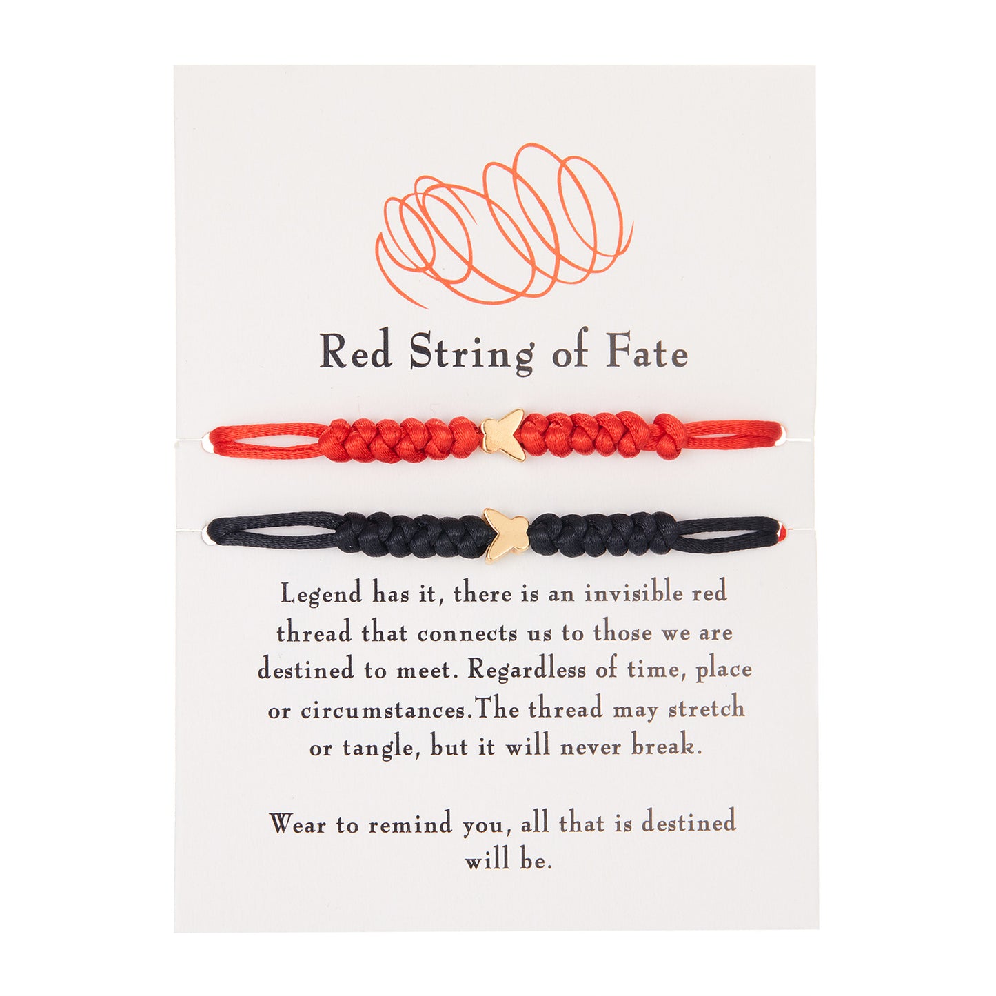 Red Rope Love 6 Knot Lucky Bracelet