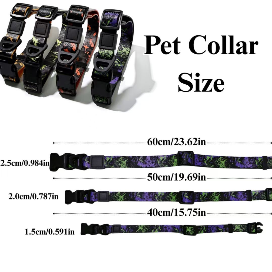 UV Printing Camouflage Embossed Pet Leash Set Is A Perfect Combination Of Style And Functionality Specially Designed For Pets' Outdoor Activities. Every Detail From Craftsmanship To Material Selection