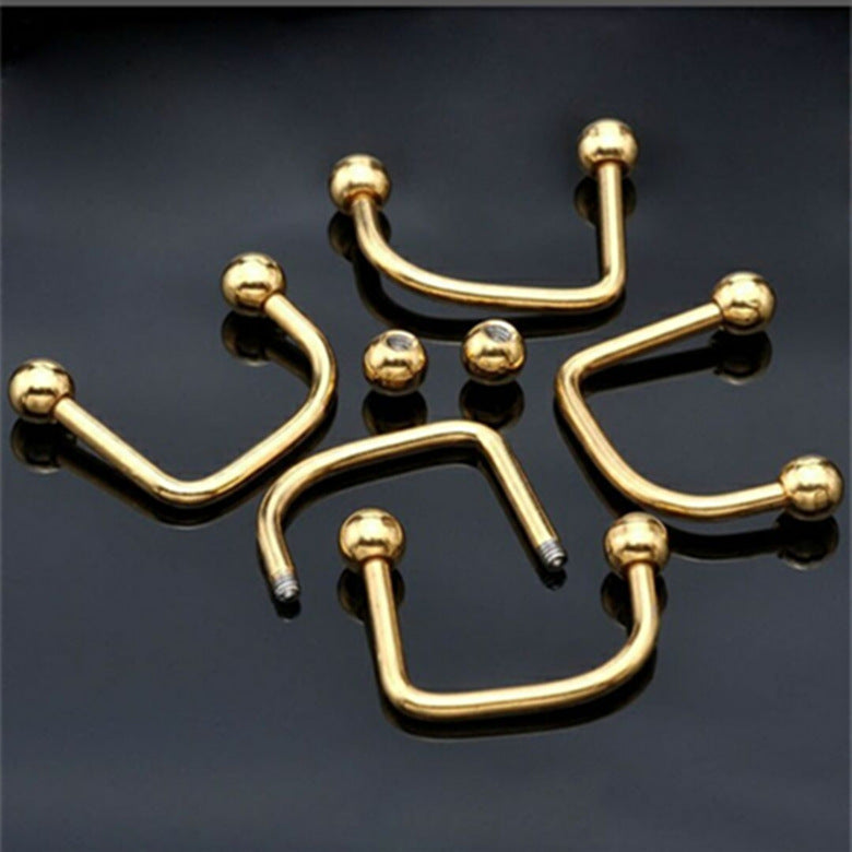 Body Piercing Jewelry 316 Medical Stainless Steel Lip Nail