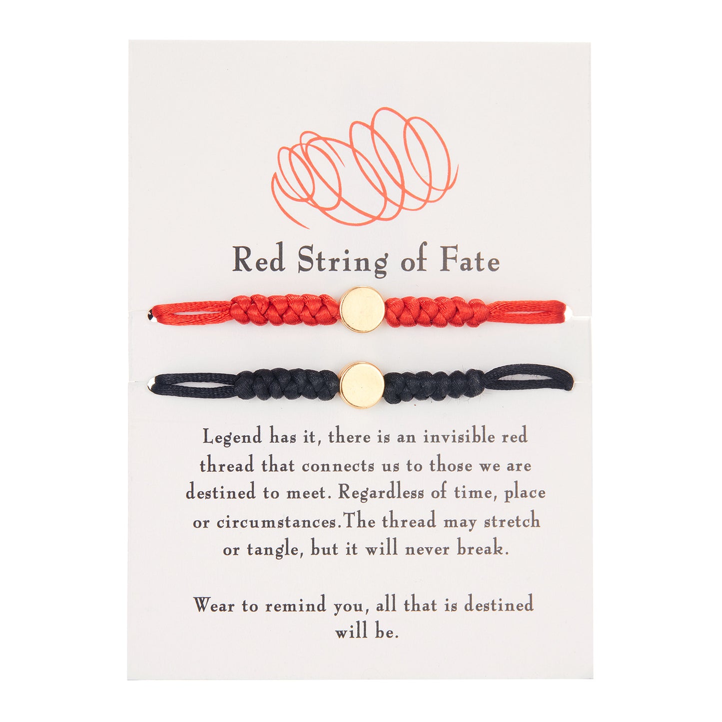 Red Rope Love 6 Knot Lucky Bracelet