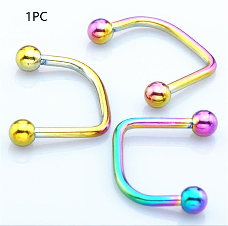 Body Piercing Jewelry 316 Medical Stainless Steel Lip Nail