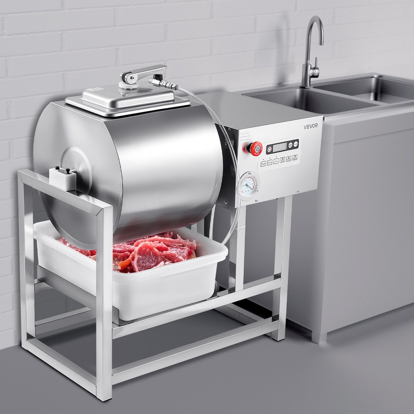 Vacuum Meat Tumbler Marinator Machine 40L For Chicken Steak Fish Commercial Use