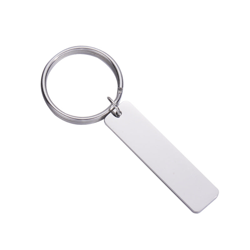 Glossy Can Carve Writing Keychain