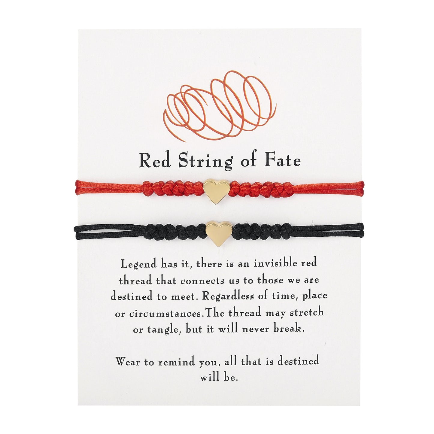 Red Rope Love 6 Knot Lucky Bracelet