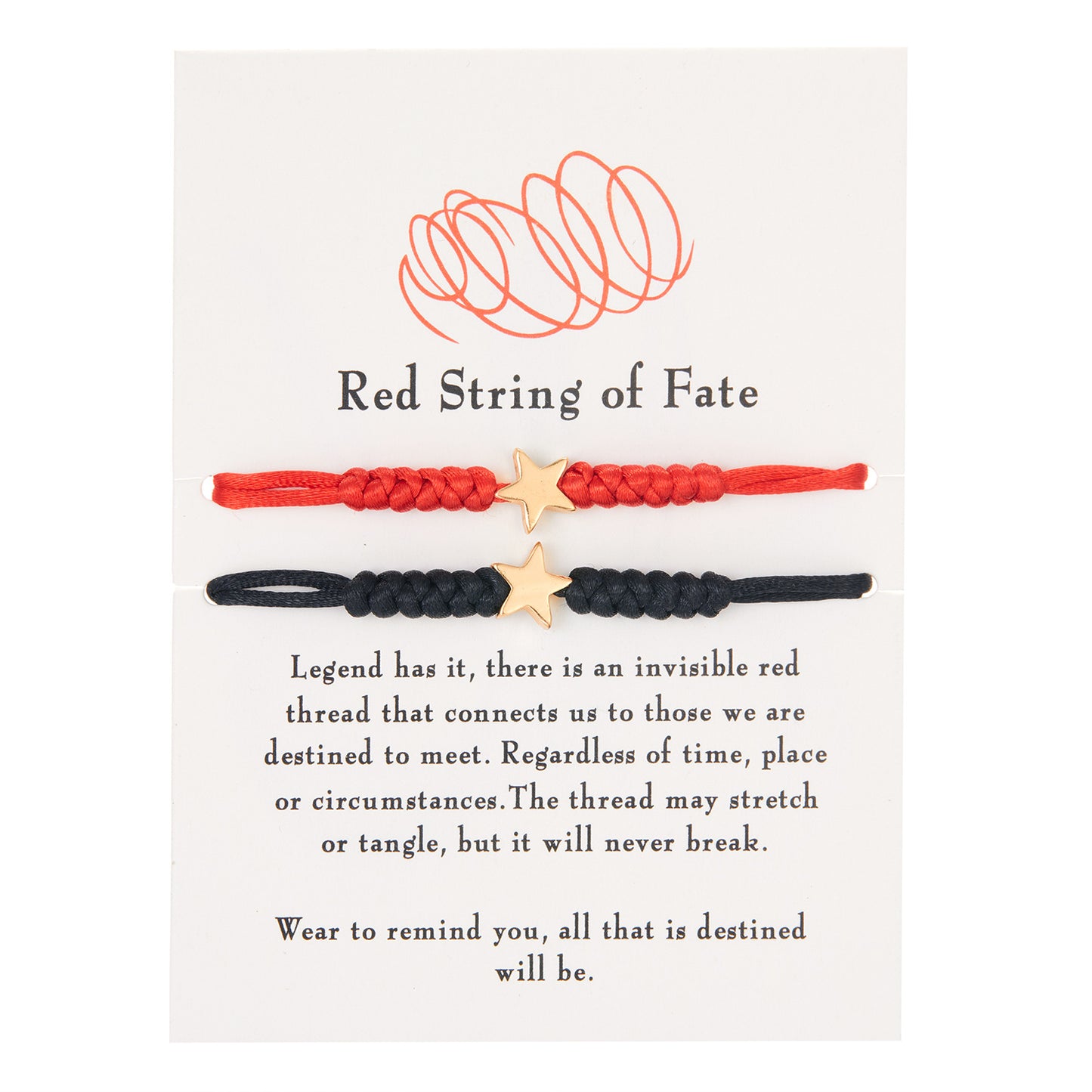 Red Rope Love 6 Knot Lucky Bracelet