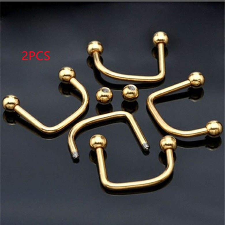 Body Piercing Jewelry 316 Medical Stainless Steel Lip Nail